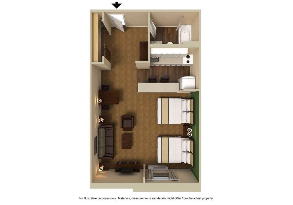 Extended Stay America Suites - Cleveland - Great Northern Mall North Olmsted Habitación foto